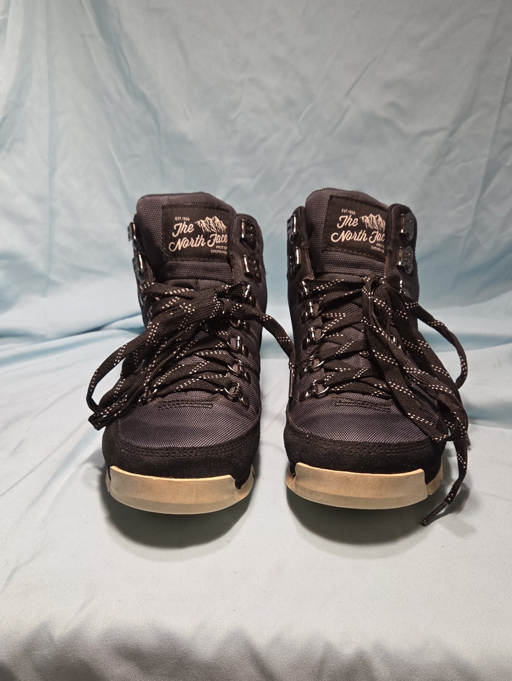 The North Face Back-to-Berkeley Boots Black Mid Hiking Casual Outdoor Sz 7